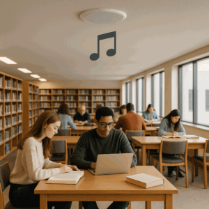 Kütüphane & Study Hall Müzik Yayını